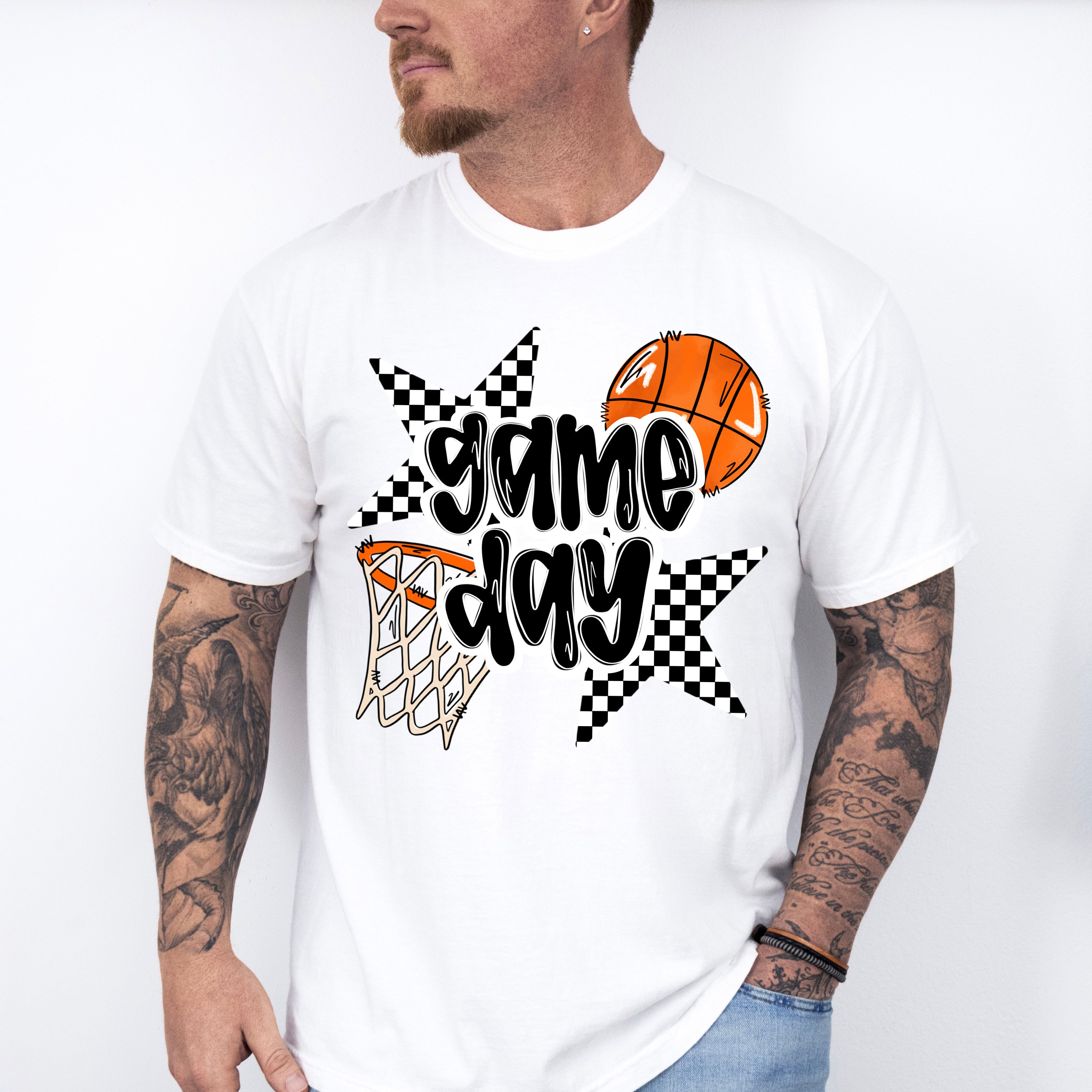 Game Day Stars - Basketball Unisex Crewneck T-Shirt Sweatshirt Hoodie