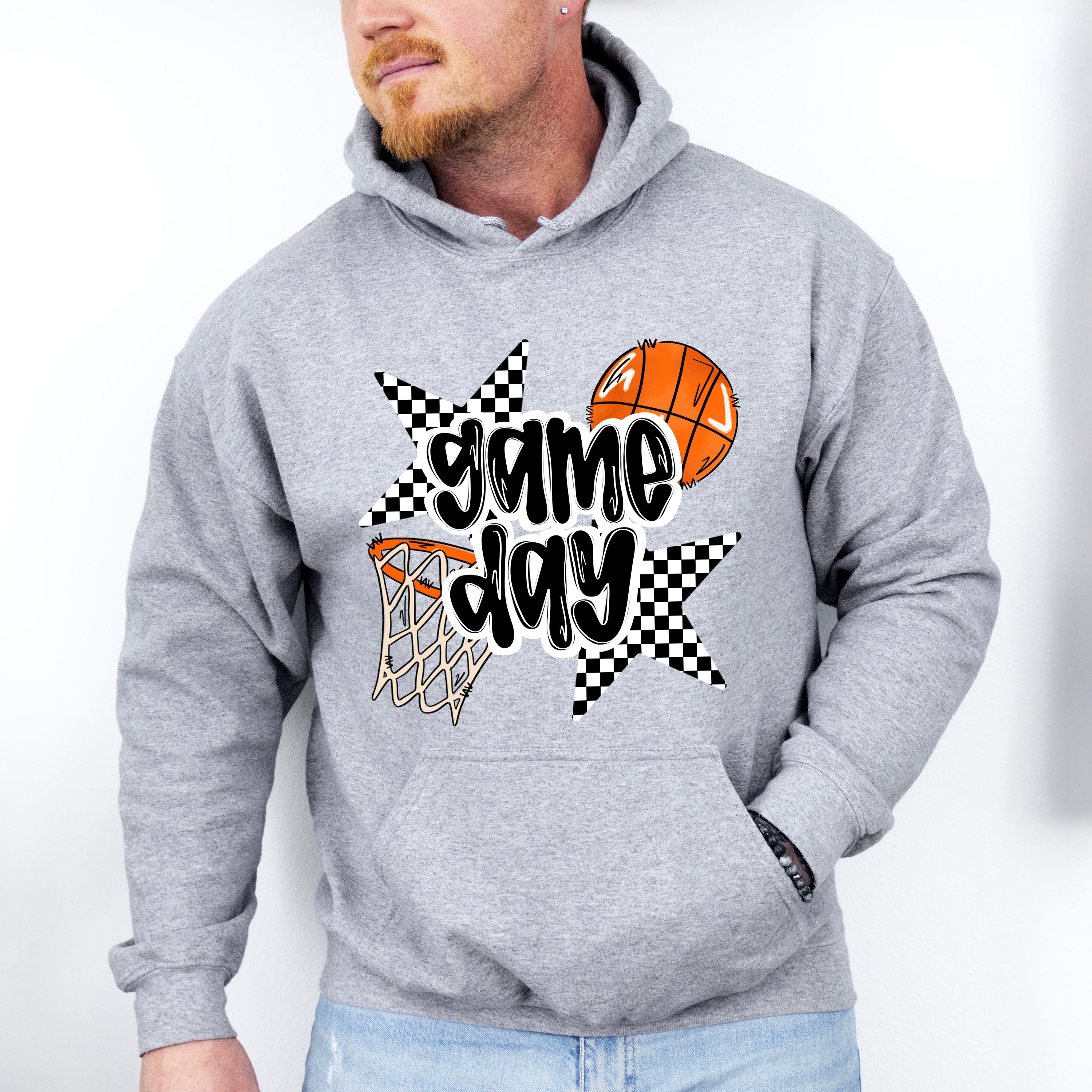 Game Day Stars - Basketball Unisex Crewneck T-Shirt Sweatshirt Hoodie