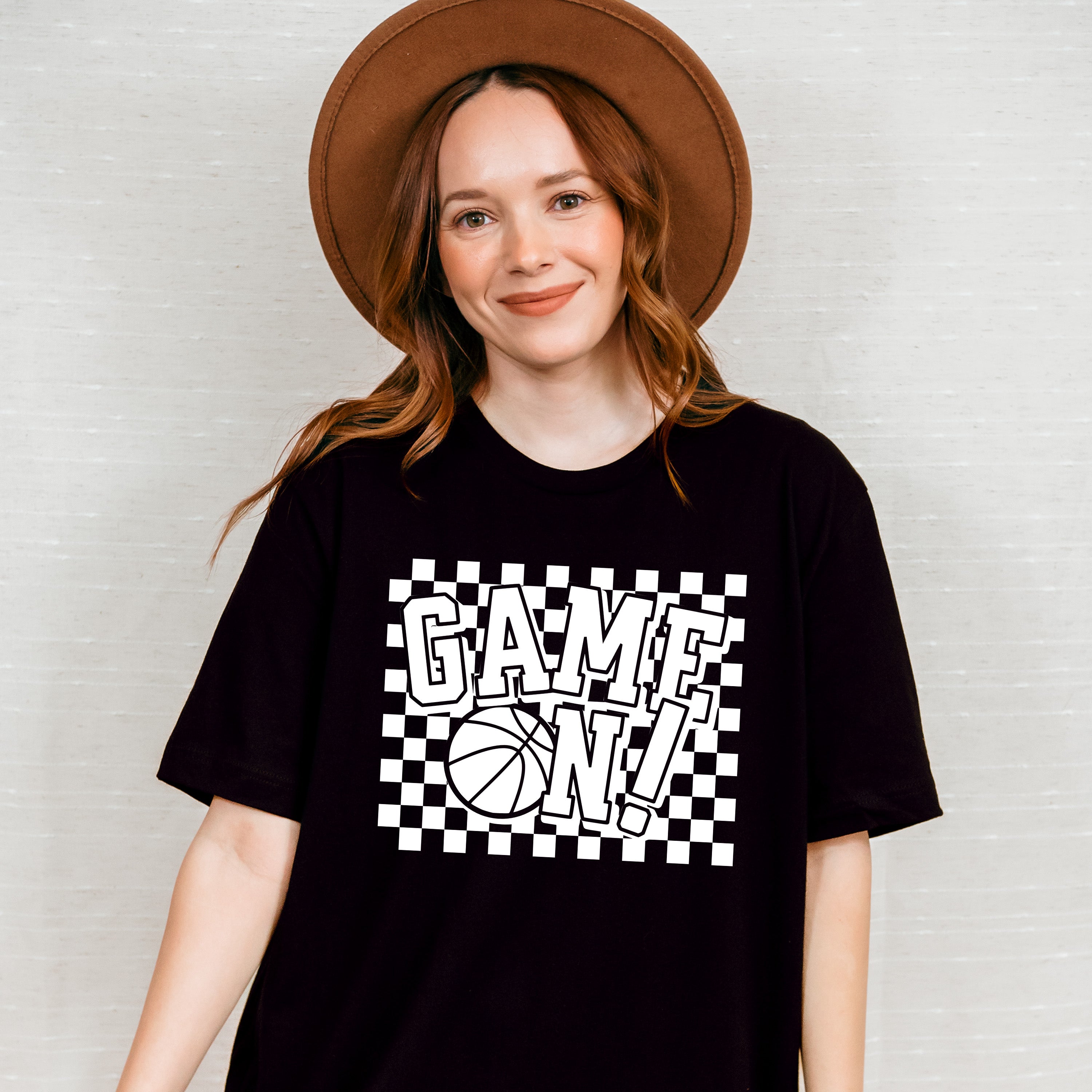 Game On Black And White Design - Basketball Unisex Crewneck T-Shirt Sweatshirt Hoodie