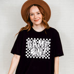Game On Black And White Design - Basketball Unisex Crewneck T-Shirt Sweatshirt Hoodie