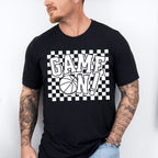 Game On Black And White Design - Basketball Unisex Crewneck T-Shirt Sweatshirt Hoodie