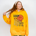 Hoop There It Is - Basketball Unisex Crewneck T-Shirt Sweatshirt Hoodie