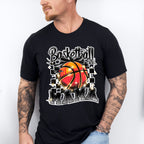 Basketball Mama B&W Checkered Design - Basketball Unisex Crewneck T-Shirt Sweatshirt Hoodie