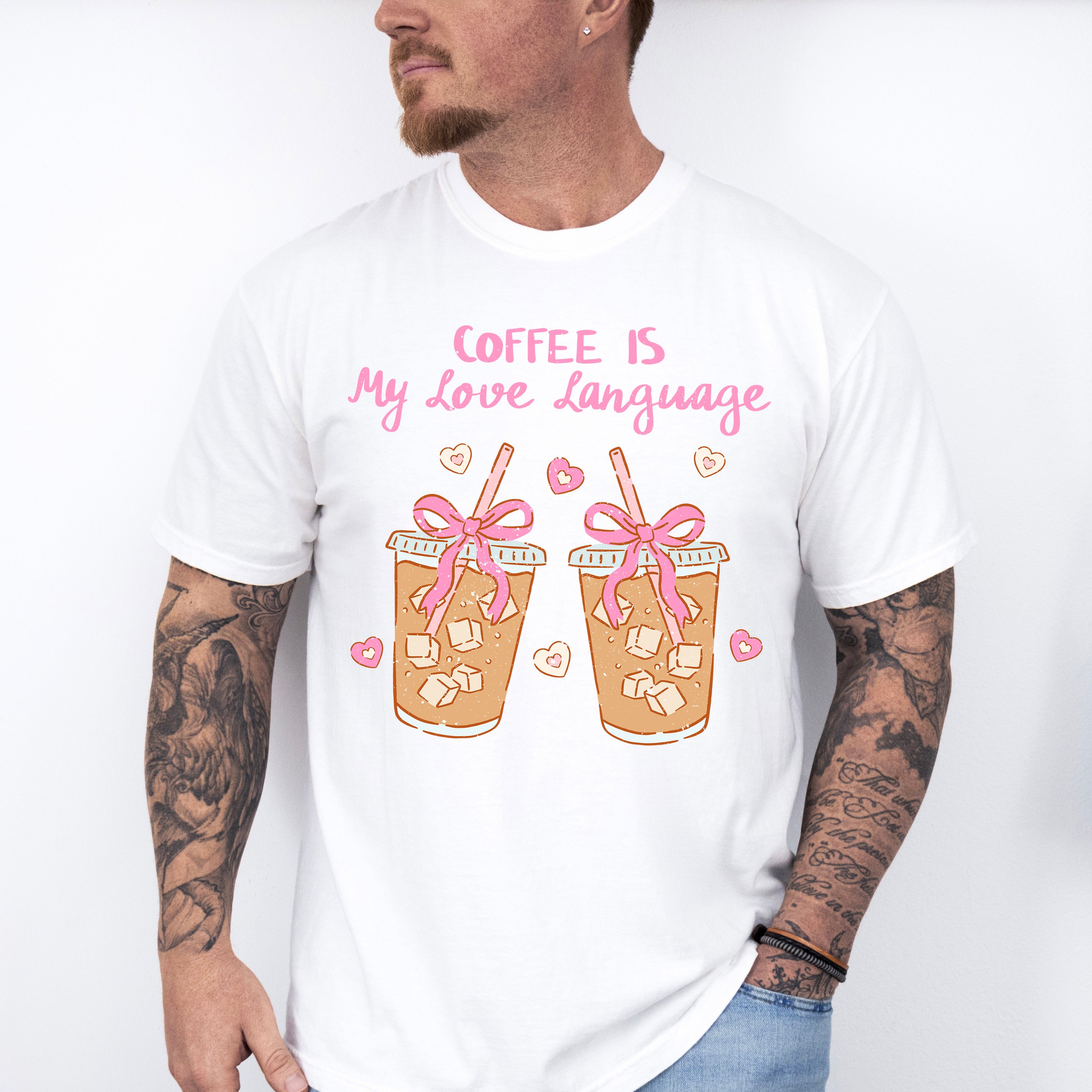 Coffee Is My Love Language - Coffee Unisex Crewneck T-Shirt Sweatshirt Hoodie