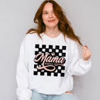 Mama Needs Coffee Checkered Design - Coffee Unisex Crewneck T-Shirt Sweatshirt Hoodie