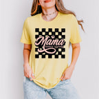 Mama Needs Coffee Checkered Design - Coffee Unisex Crewneck T-Shirt Sweatshirt Hoodie