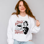 More Espresso Less Depresso Red And Green - Coffee Unisex Crewneck T-Shirt Sweatshirt Hoodie