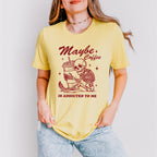 Maybe Coffee Is Addicted To Me - Coffee Unisex Crewneck T-Shirt Sweatshirt Hoodie