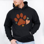 Paw Smiley Heart Flowers - Dogs Unisex Crewneck T-Shirt Sweatshirt Hoodie