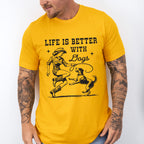 Life Is Better With Dogs - Dogs Unisex Crewneck T-Shirt Sweatshirt Hoodie