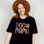 Dog Mama Checkered Paw Design - Dogs Unisex Crewneck T-Shirt Sweatshirt Hoodie