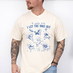 It Was Me I Let The Dogs Out - Dogs Unisex Crewneck T-Shirt Sweatshirt Hoodie