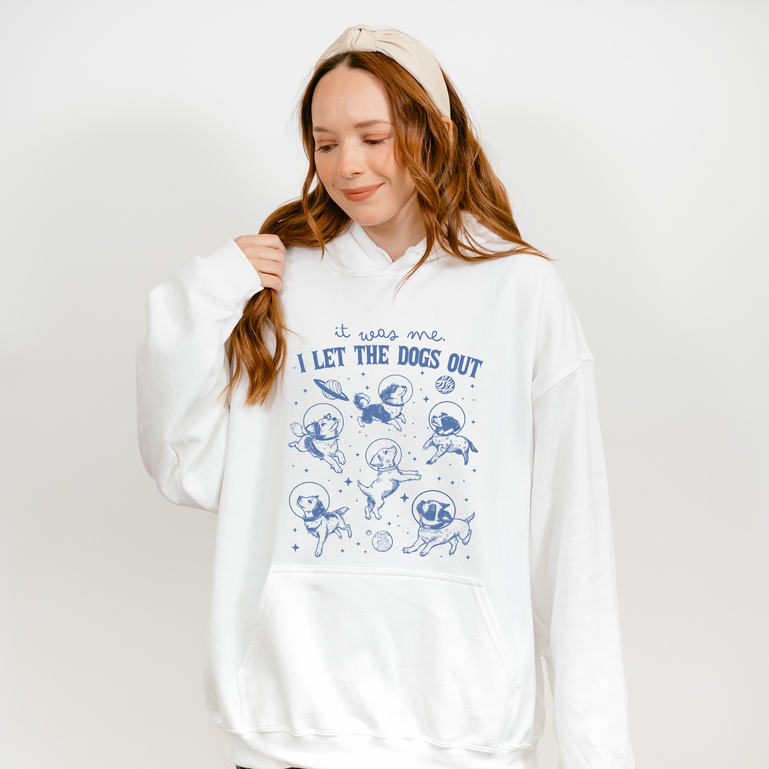 It Was Me I Let The Dogs Out - Dogs Unisex Crewneck T-Shirt Sweatshirt Hoodie