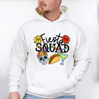 Fiesta Squad Skeleton Tacos Tequila - Cinco De Mayo Unisex Crewneck T-Shirt Sweatshirt Hoodie
