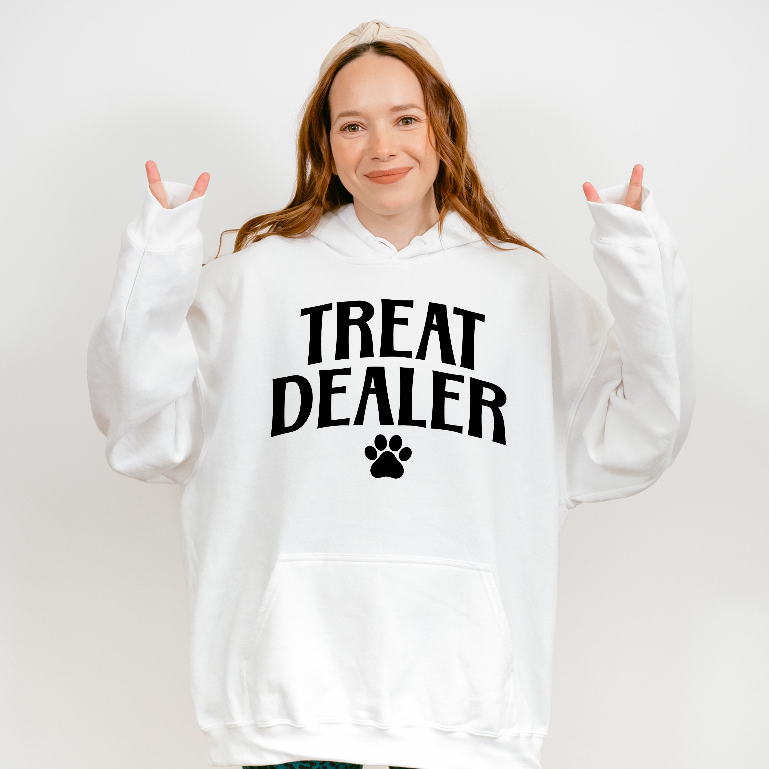 Treat Dealer Paw Design - Dogs Unisex Crewneck T-Shirt Sweatshirt Hoodie