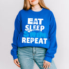 Eat Sleep Swim Repeat - Swimming Unisex Crewneck T-Shirt Sweatshirt Hoodie