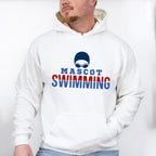 Mascot Swimming Blue Design - Swimming Unisex Crewneck T-Shirt Sweatshirt Hoodie