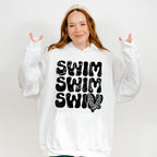 Swim Swim Swim B&W - Swimming Unisex Crewneck T-Shirt Sweatshirt Hoodie
