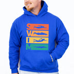 Swim Red Orange Yellow Green - Swimming Unisex Crewneck T-Shirt Sweatshirt Hoodie