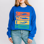 Swim Red Orange Yellow Green - Swimming Unisex Crewneck T-Shirt Sweatshirt Hoodie