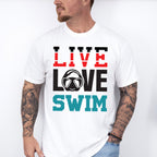 Live Love Swim - Swimming Unisex Crewneck T-Shirt Sweatshirt Hoodie