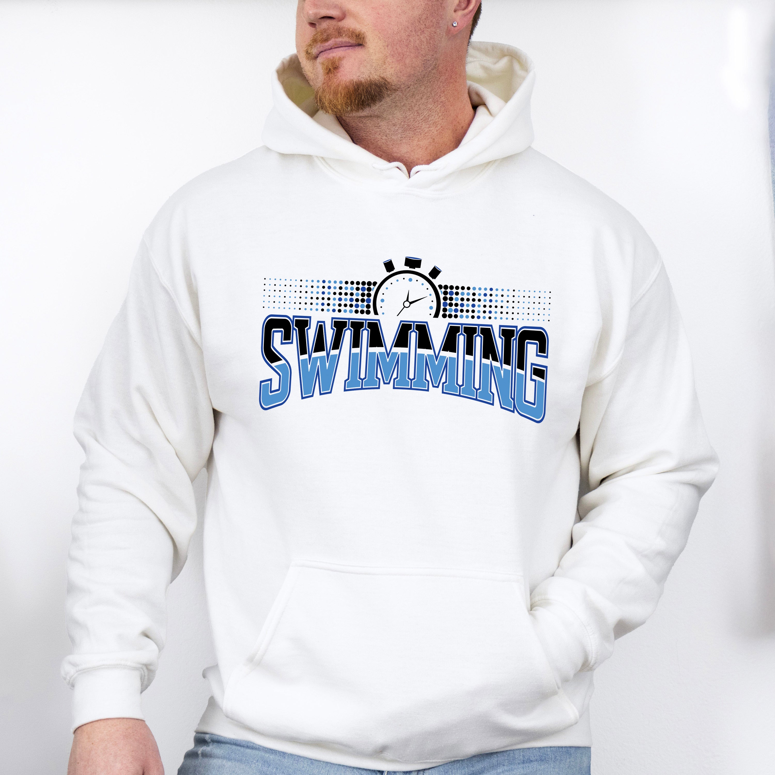 Swimming Stopwatch - Swimming Unisex Crewneck T-Shirt Sweatshirt Hoodie
