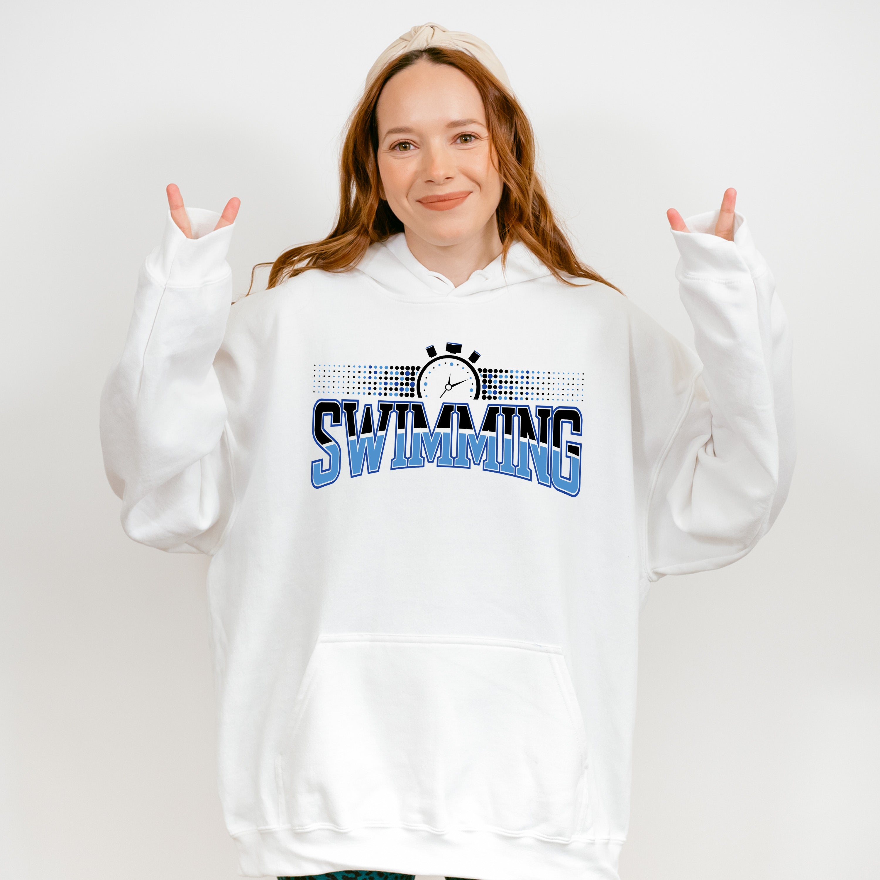 Swimming Stopwatch - Swimming Unisex Crewneck T-Shirt Sweatshirt Hoodie