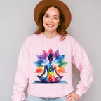 Colorful Yoga Design - Yoga Unisex Crewneck T-Shirt Sweatshirt Hoodie