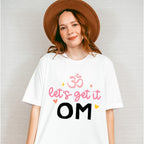 Let's Get It Om - Yoga Unisex Crewneck T-Shirt Sweatshirt Hoodie