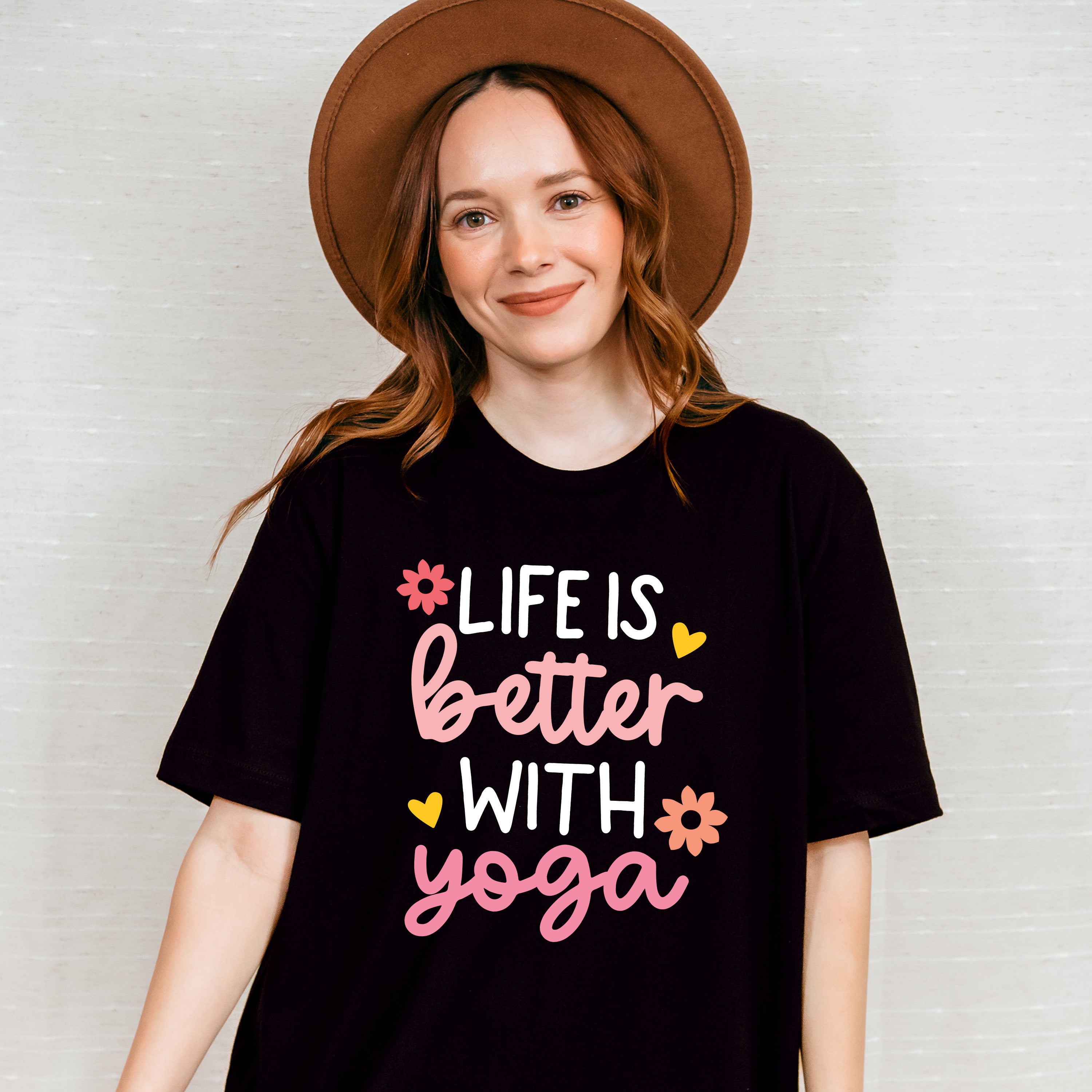 Life Is Better With Yoga - Yoga Unisex Crewneck T-Shirt Sweatshirt Hoodie