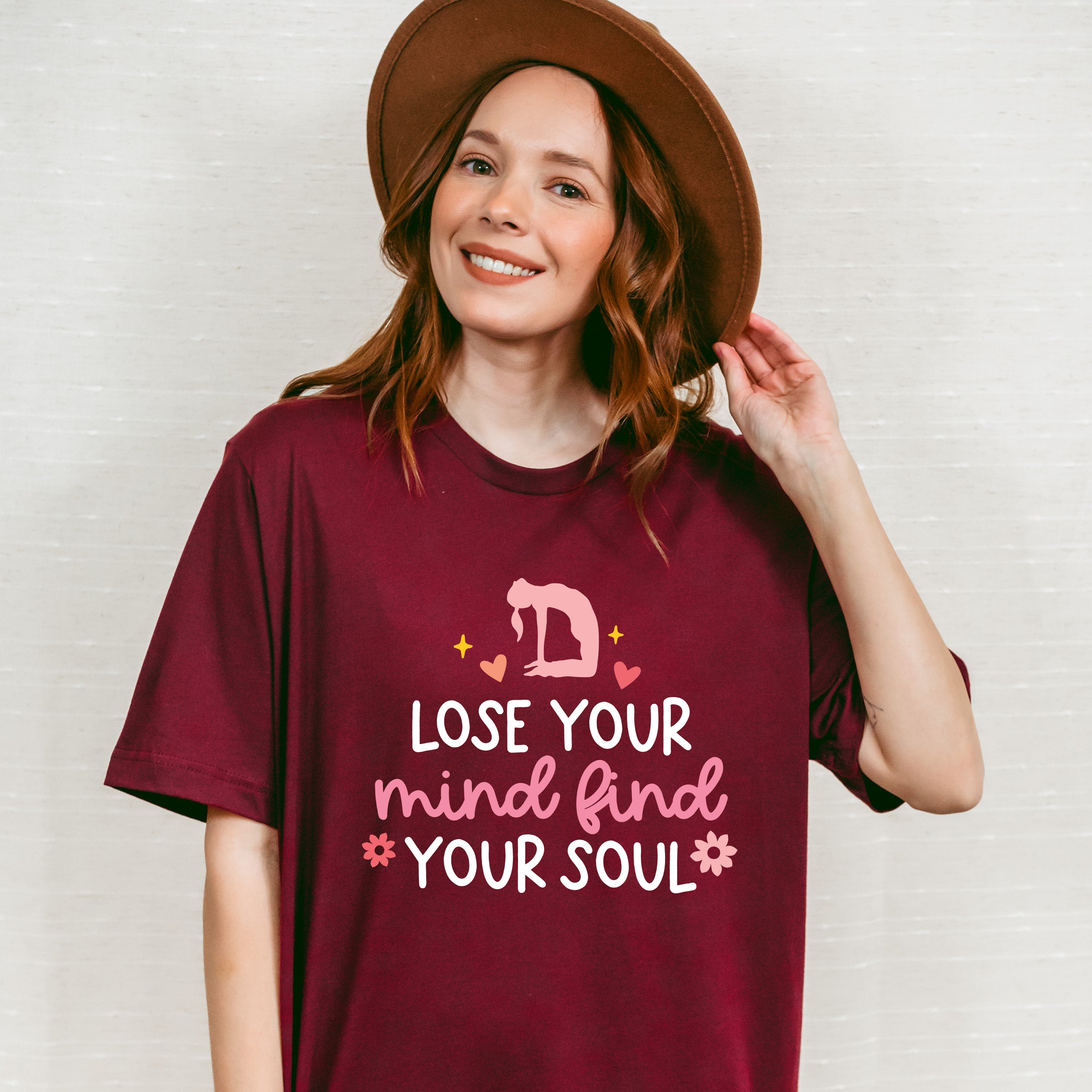 Lose Your Mind Find Your Soul - Yoga Unisex Crewneck T-Shirt Sweatshirt Hoodie