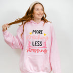 More Stretching Less Stressing - Yoga Unisex Crewneck T-Shirt Sweatshirt Hoodie
