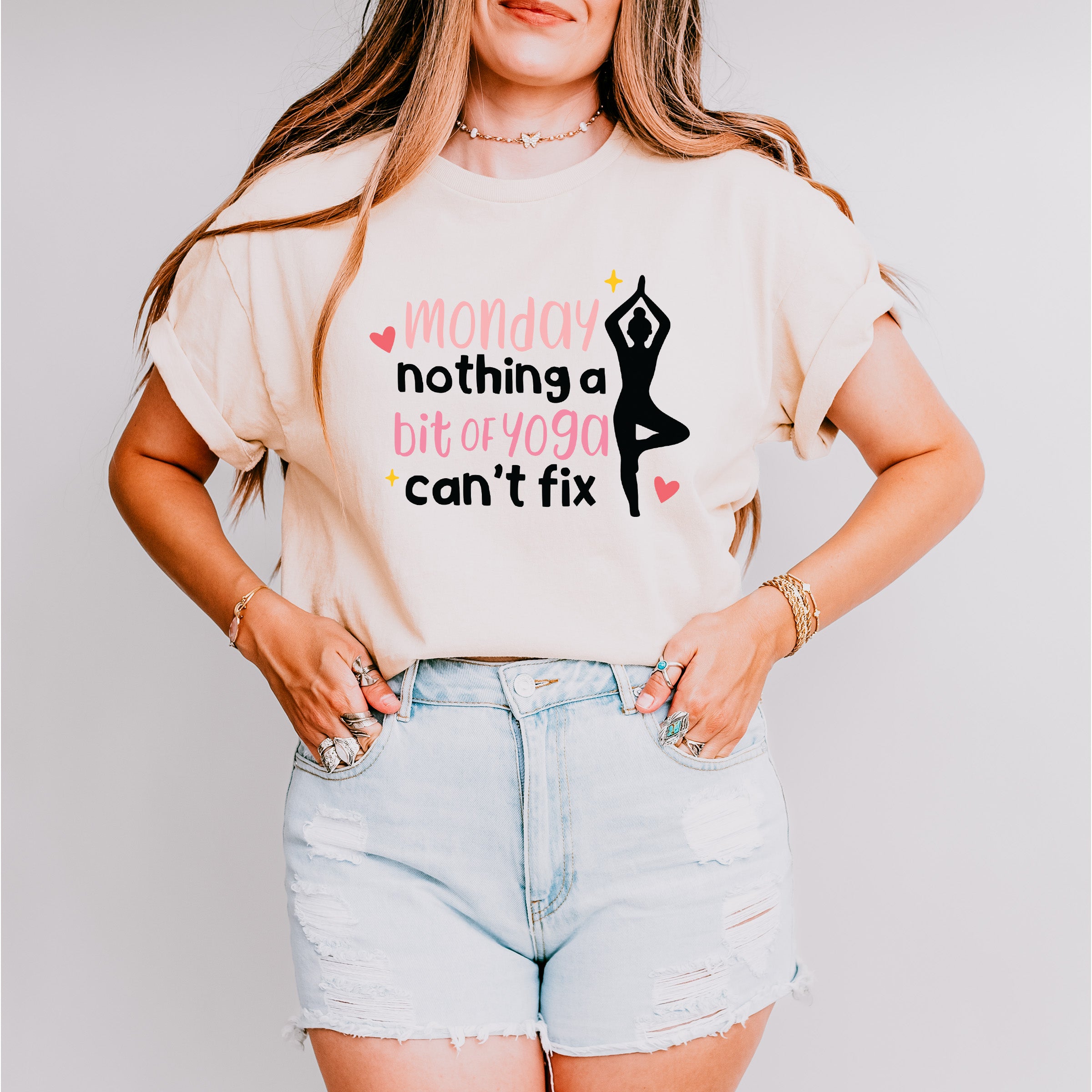 Monday Nothing A Bit Of Yoga Can't Fix - Yoga Unisex Crewneck T-Shirt Sweatshirt Hoodie