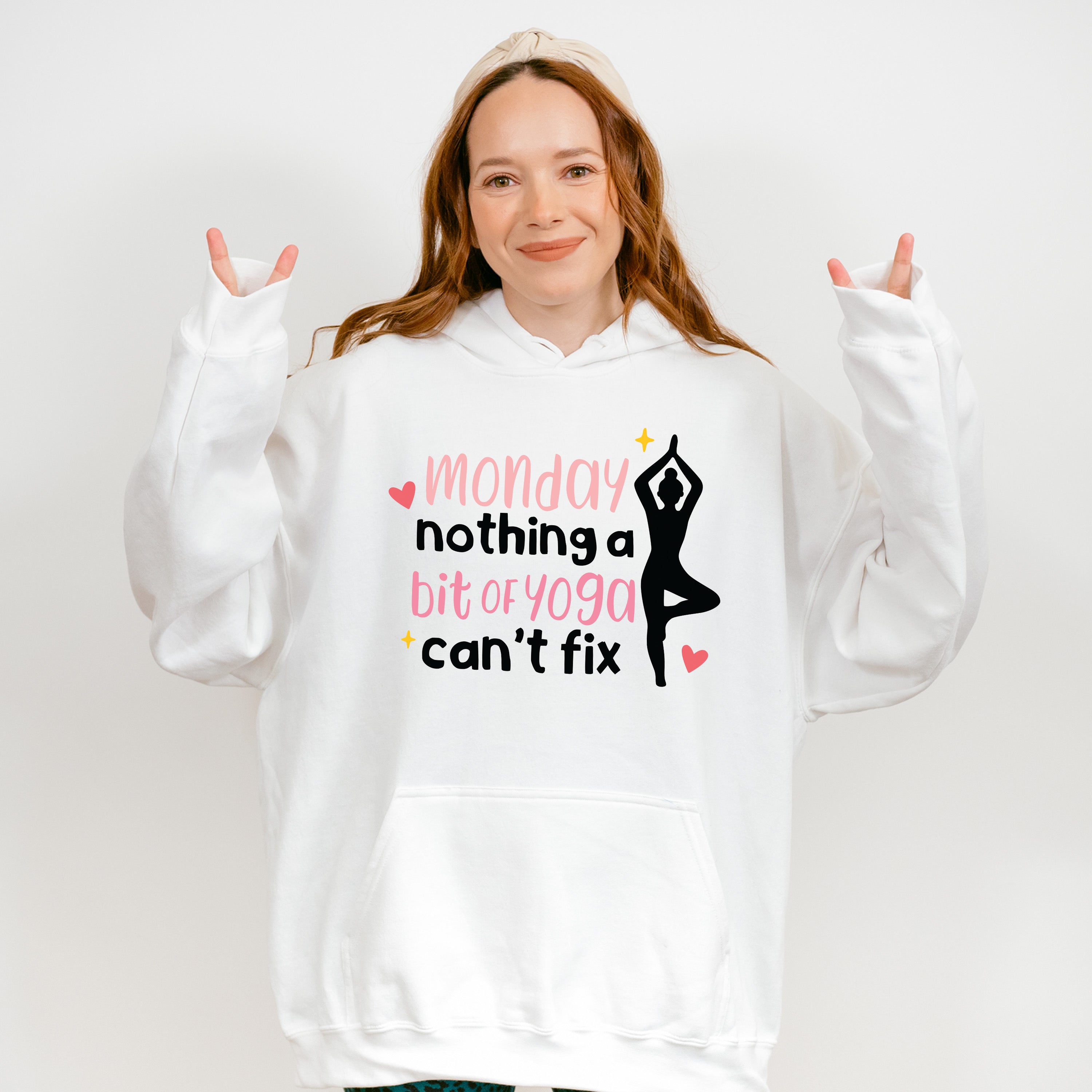 Monday Nothing A Bit Of Yoga Can't Fix - Yoga Unisex Crewneck T-Shirt Sweatshirt Hoodie