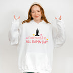 Namaste All Damn Day - Yoga Unisex Crewneck T-Shirt Sweatshirt Hoodie