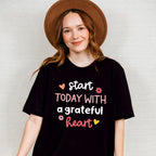 Start Today With A Grateful Heart - Yoga Unisex Crewneck T-Shirt Sweatshirt Hoodie