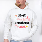 Start Today With A Grateful Heart - Yoga Unisex Crewneck T-Shirt Sweatshirt Hoodie
