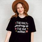 The Only Journey Is The One Within - Yoga Unisex Crewneck T-Shirt Sweatshirt Hoodie