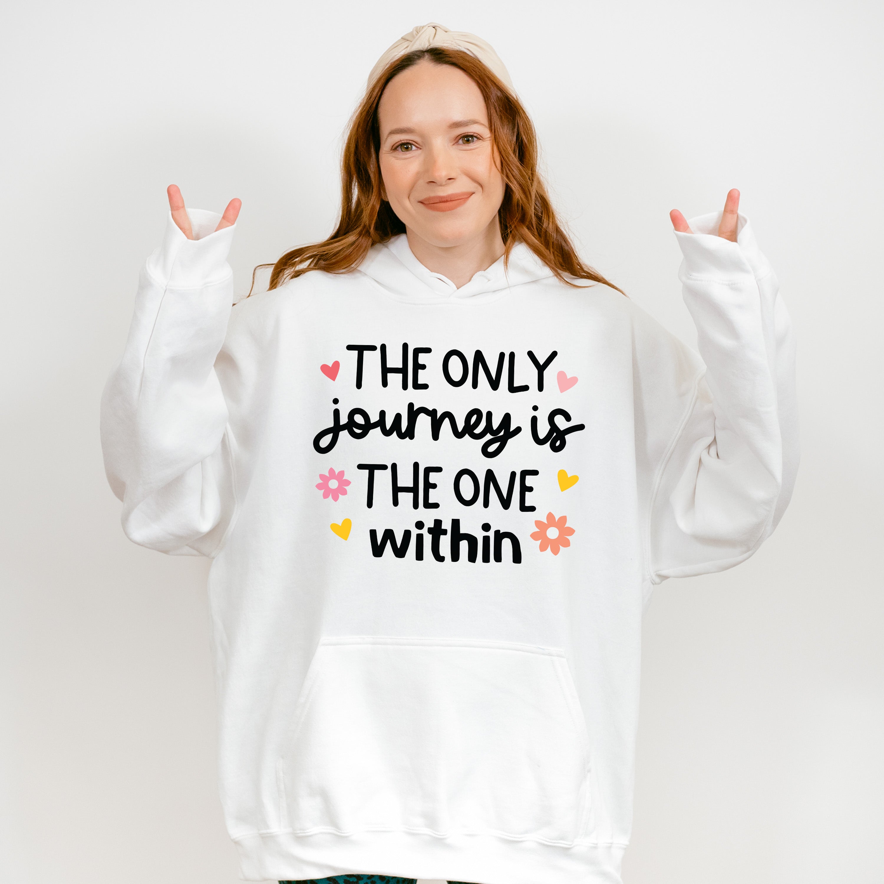 The Only Journey Is The One Within - Yoga Unisex Crewneck T-Shirt Sweatshirt Hoodie