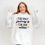 The Only Journey Is The One Within - Yoga Unisex Crewneck T-Shirt Sweatshirt Hoodie