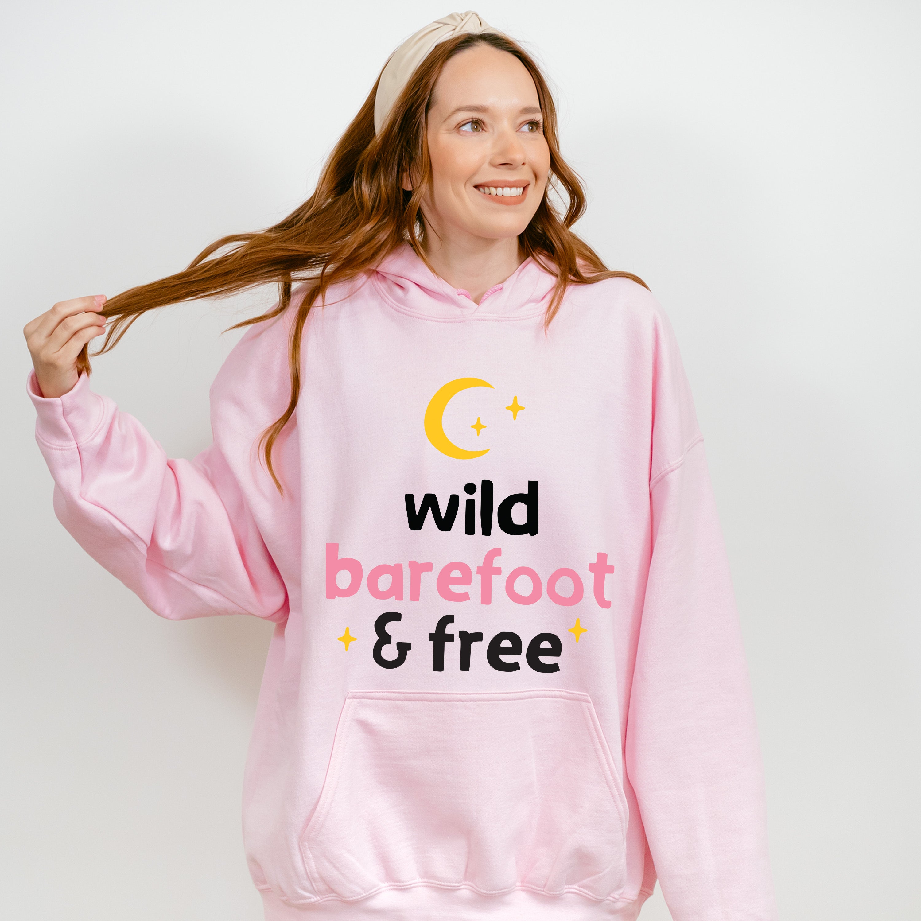 Wild Barefoot &amp; Free - Yoga Unisex Crewneck T-Shirt Sweatshirt Hoodie