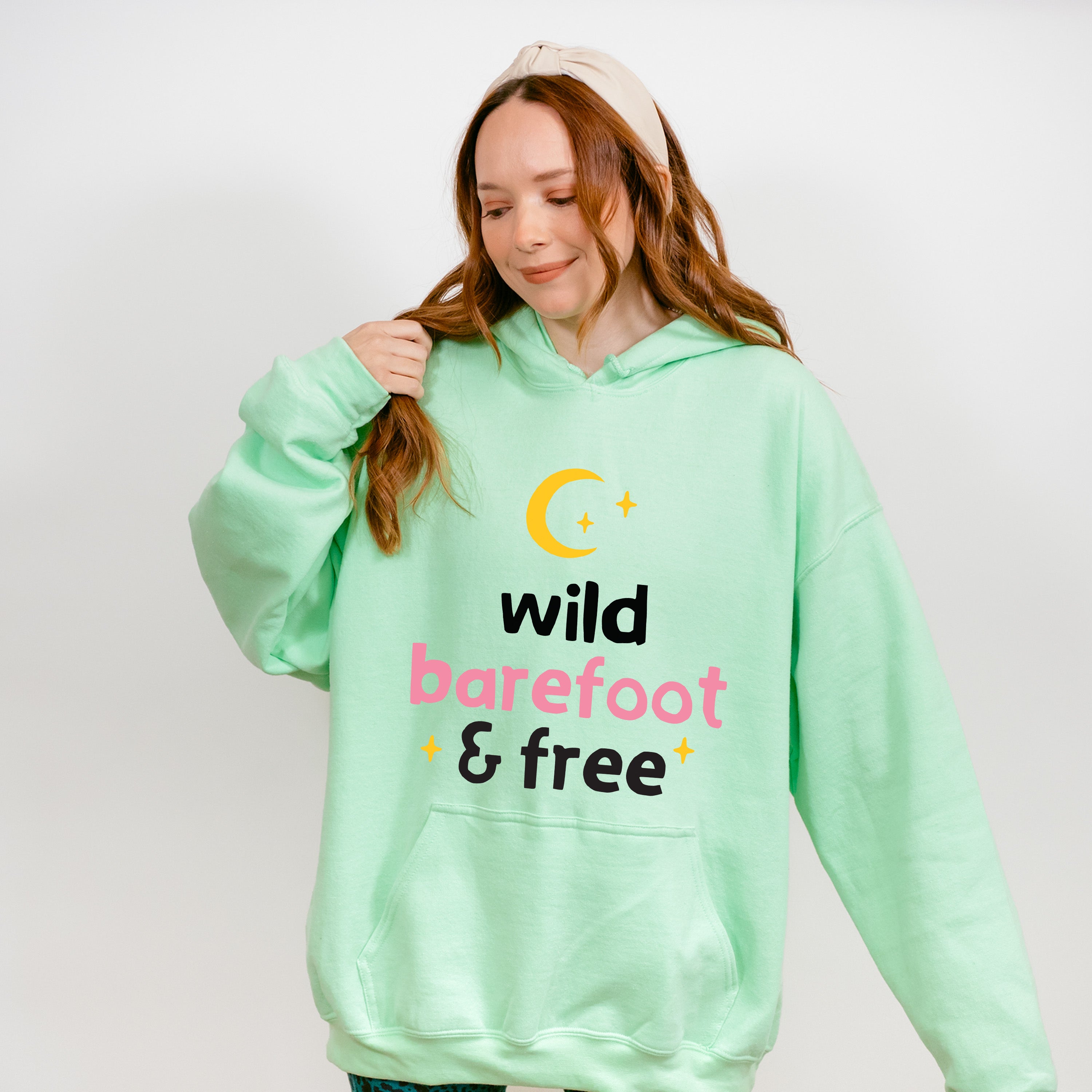 Wild Barefoot &amp; Free - Yoga Unisex Crewneck T-Shirt Sweatshirt Hoodie