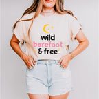 Wild Barefoot & Free - Yoga Unisex Crewneck T-Shirt Sweatshirt Hoodie