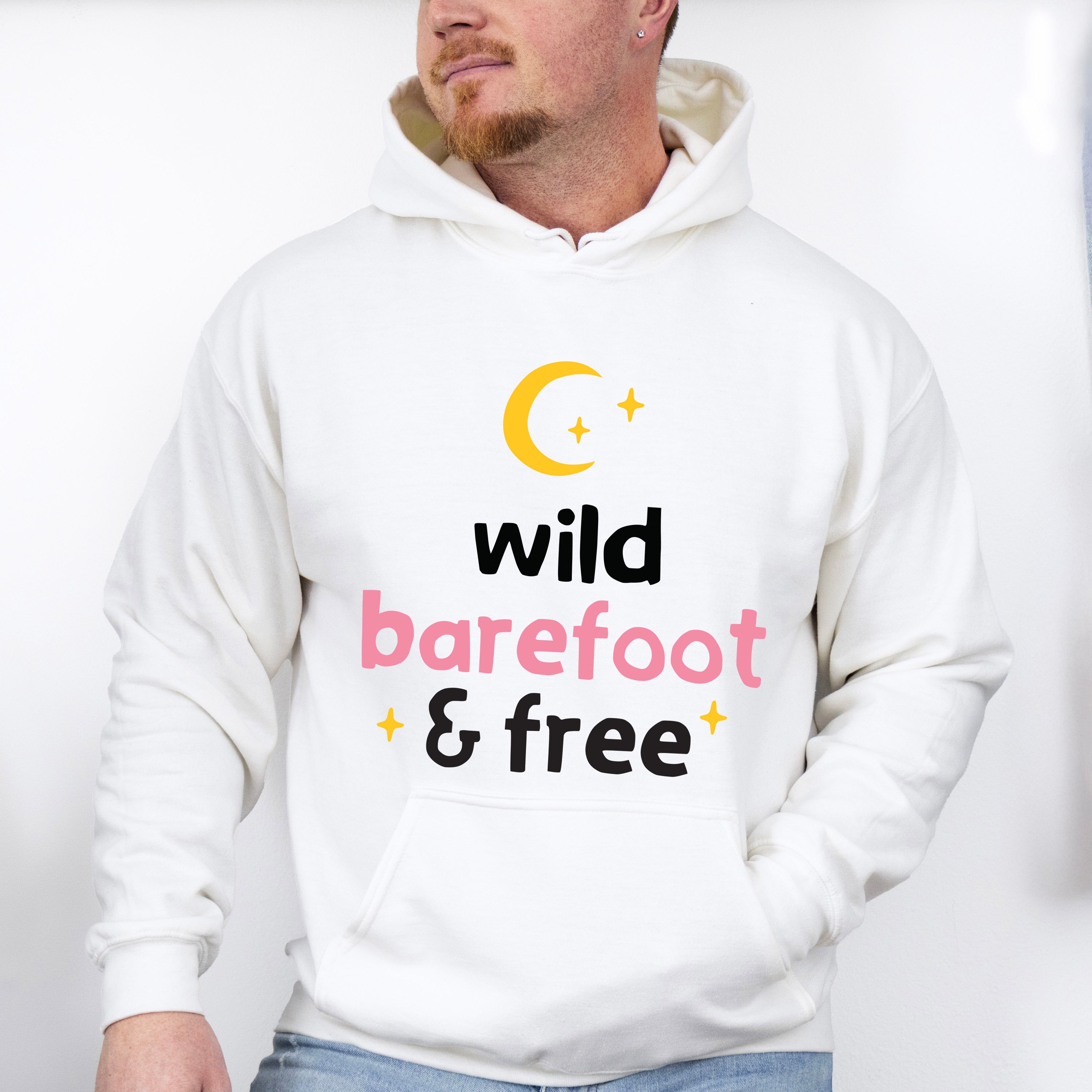 Wild Barefoot &amp; Free - Yoga Unisex Crewneck T-Shirt Sweatshirt Hoodie