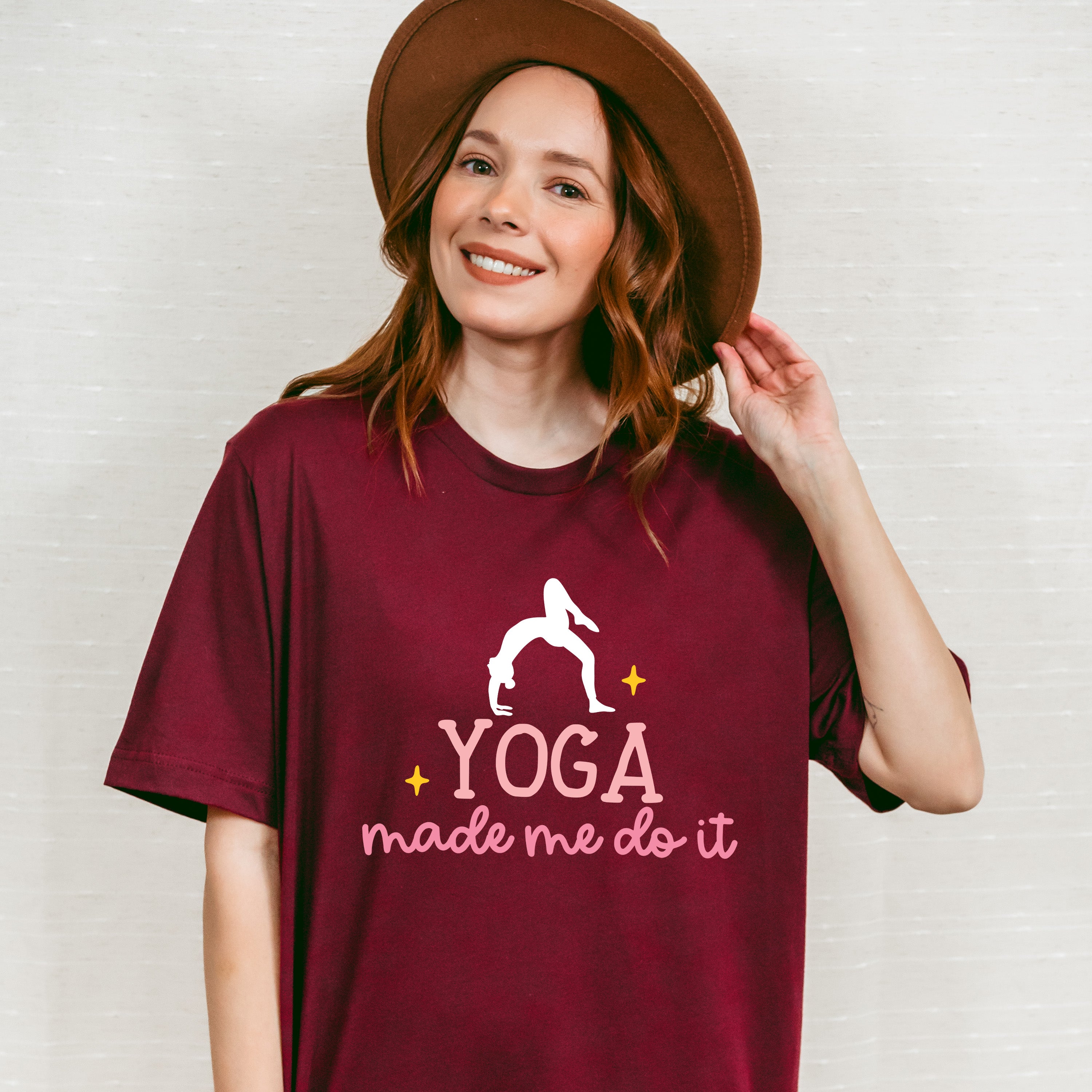 Yoga Made Me Do It - Yoga Unisex Crewneck T-Shirt Sweatshirt Hoodie