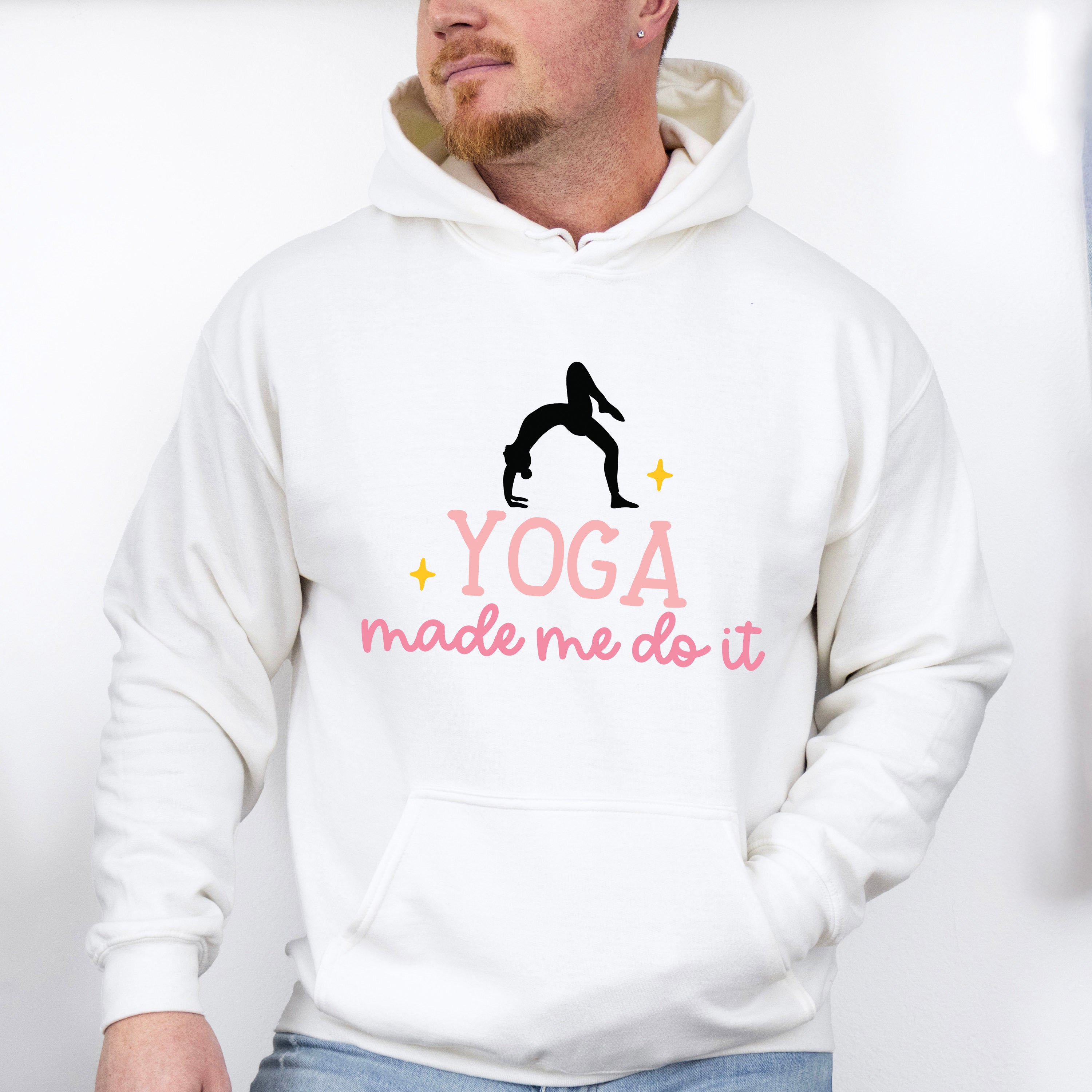 Yoga Made Me Do It - Yoga Unisex Crewneck T-Shirt Sweatshirt Hoodie