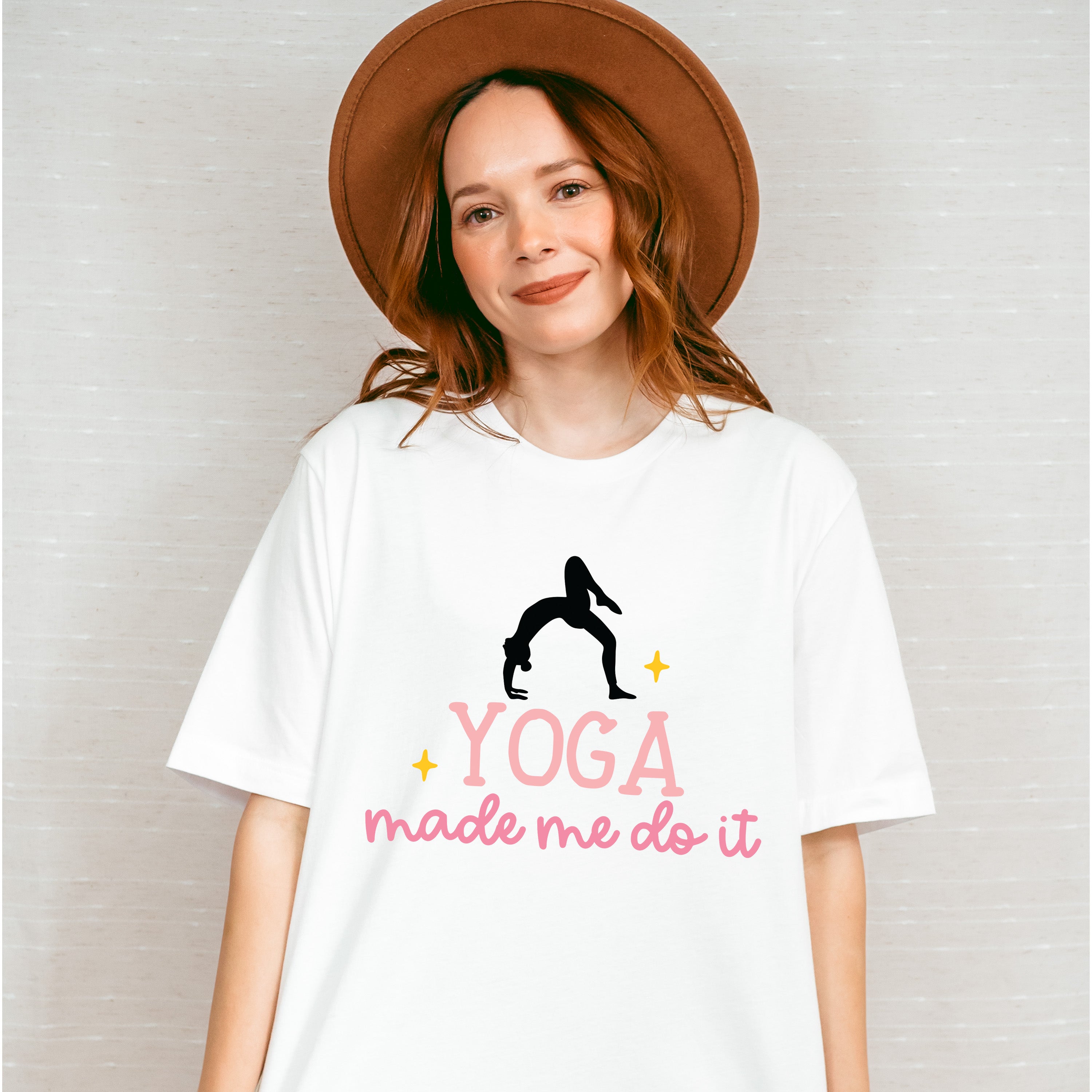 Yoga Made Me Do It - Yoga Unisex Crewneck T-Shirt Sweatshirt Hoodie