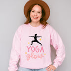 Yoga Glow - Yoga Unisex Crewneck T-Shirt Sweatshirt Hoodie
