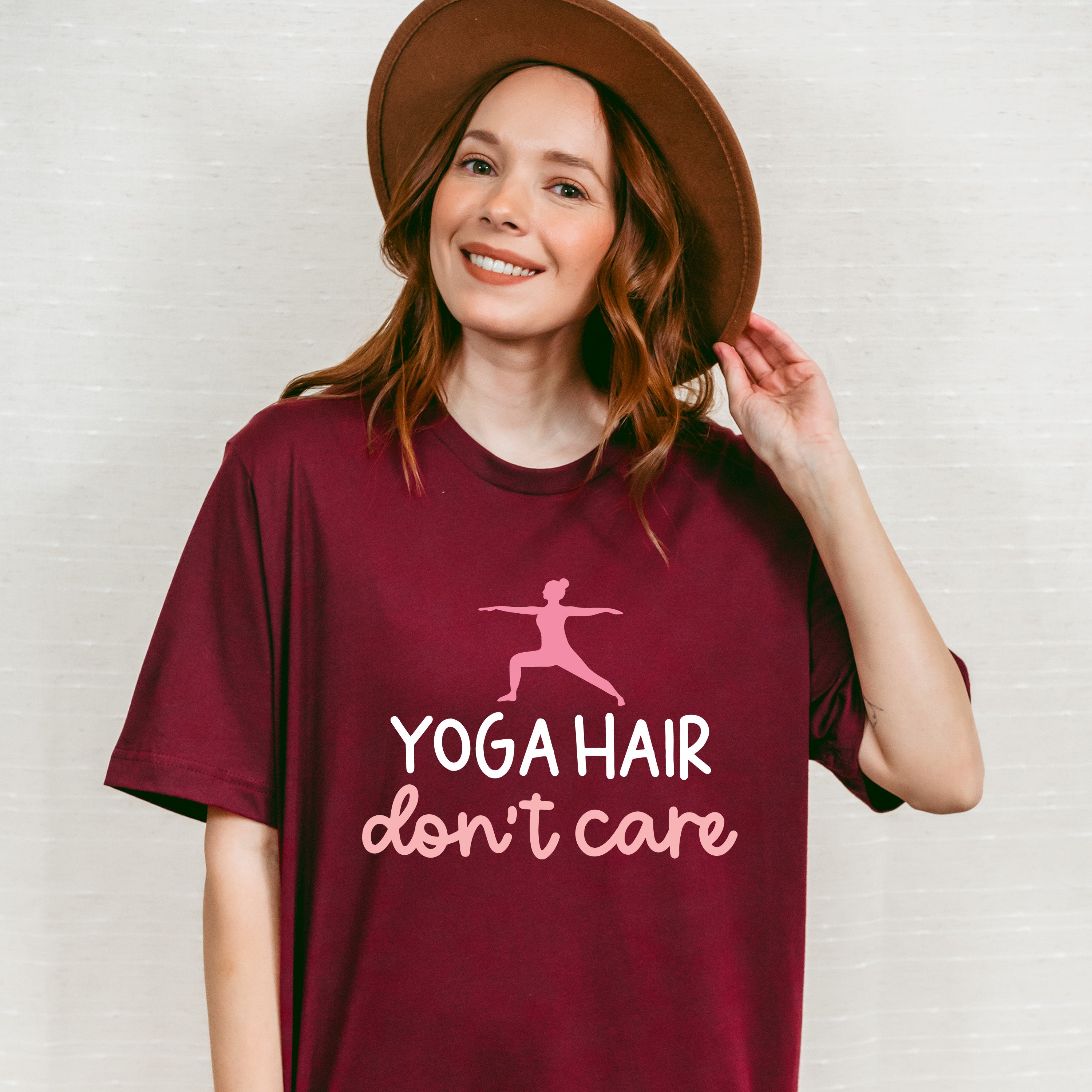 Yoga Hair Don't Care - Yoga Unisex Crewneck T-Shirt Sweatshirt Hoodie