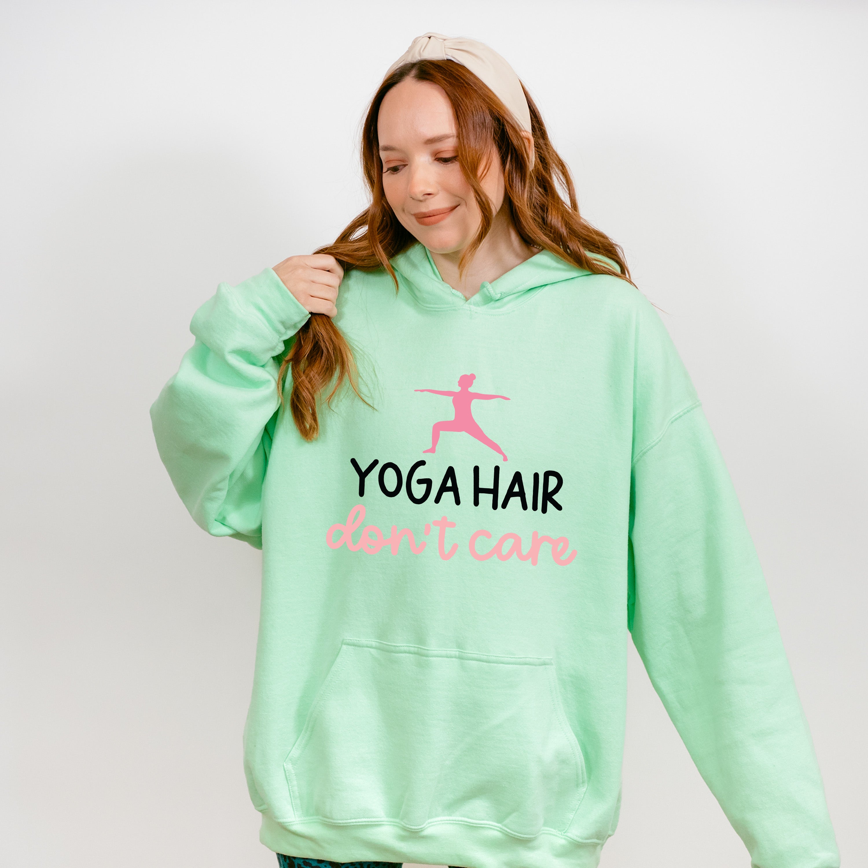 Yoga Hair Don't Care - Yoga Unisex Crewneck T-Shirt Sweatshirt Hoodie